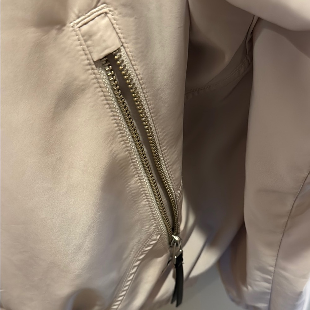 Athleta Gray Bomber Jacket With Elasticated Waist… - image 4